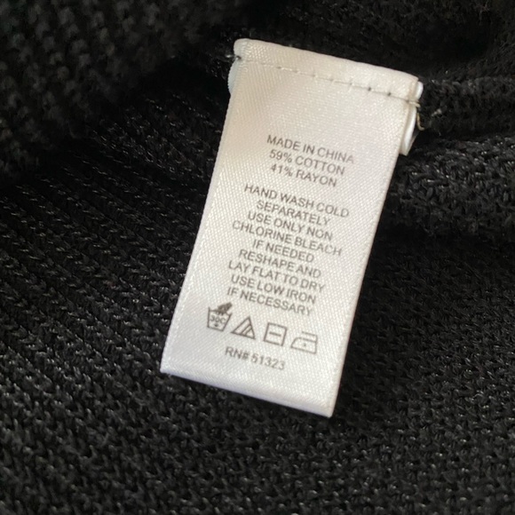 1. State Women's V-Neck Tunic/ Sweater with/ Cutout Sleeves - Black - Picture 12 of 13